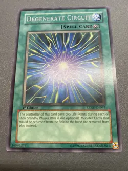 Yu-Gi-Oh! Degenerate Circuit Rare 1st Edition CDIP-EN047 HP - Image 1