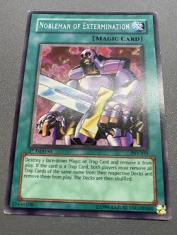 Yu-Gi-Oh! Nobleman Of Extermination Rare 1st Edition PSV-035 HP - Image 1