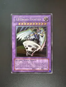 UFORoid Fighter CRV-EN034 Ultimate Rare Unlimited Edition NM/EX Yugioh - Image 1