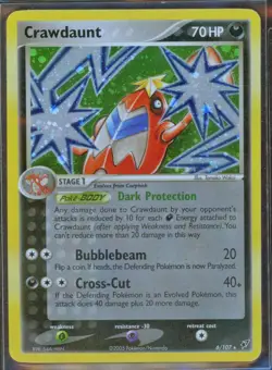 Pokemon Cards - Crawdaunt 6/107 - Ex Deoxys - eBay Live Sun 5th 6:30pm - Image 1