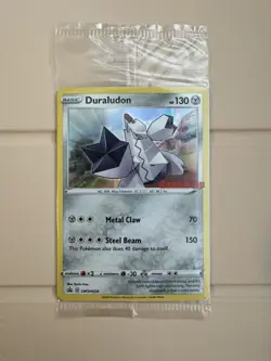 Duraludon GameStop Exclusive Stamped Holo PROMO SWSH028 NEW SEALED Pokemon Card - Image 1