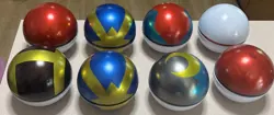 Pokemon TCG PokeBall Tin Various Balls EMPTY No cards Lot Of 8 Lot #2 - Image 3