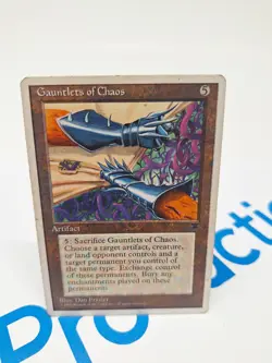 MTG 6 Card Lot -Null Chamber(mirage), Arcums Whistle(IceAge), Gauntlets Of Chaos - Image 2