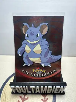 Nidoqueen #31 Pokemon Card Foil Topps Series 1 Blue Logo TV Animation Edition! - Image 1