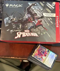 MTG Marvel's SpiderMan Bundle - Play Booster Bundle New + 34 Card Lot Pre Owned - Image 5
