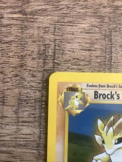 Pokemon TCG Brock's Sandslash Gym Heroes Regular Rare Unlimited Card 23/132 NM - Image 2