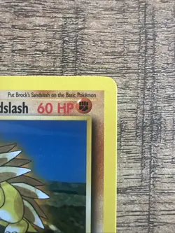 Pokemon TCG Brock's Sandslash Gym Heroes Regular Rare Unlimited Card 23/132 NM - Image 3