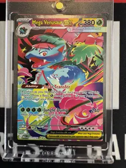 Mega Venusaur EX SIR 177/132 Mega Evolution English pokemon TCG Near Mint Card - Image 3