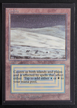 Tundra Magic Card International Collectors' Edition ICE MTG - Image 1