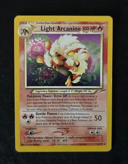Pokemon Cards: Neo Destiny Rare Holo: Light Arcanine 12/105 - Image 2