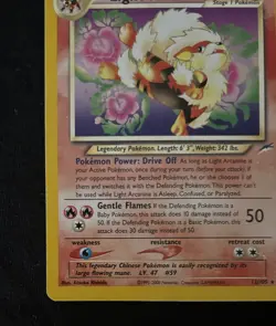 Pokemon Cards: Neo Destiny Rare Holo: Light Arcanine 12/105 - Image 5