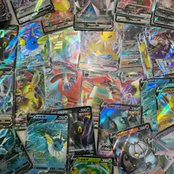 55+ Pokemon V & VMAX BIG Card Lot | Japanese/Chinese/Korean | Modern | Near Mint - Image 2