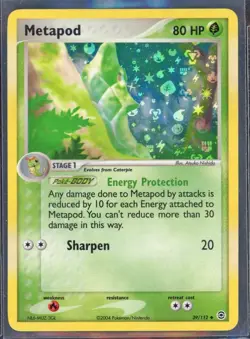 Pokemon Cards - Metapod 39/112 - Fire Red Leaf Green - eBay Live Sun 5th 6:30pm - Image 1