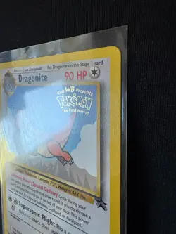 Pokemon TCG Dragonite Black Star Promo Card 1999 Pokemon: The First Movie - Image 4