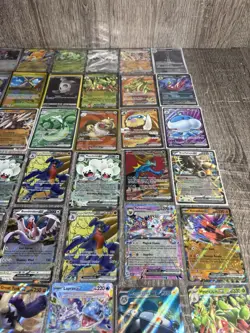 34 Pokemon Card Collection Lot Vintage Holos & Modern Hits ( IR, Ex) - ALL SLEVE - Image 3
