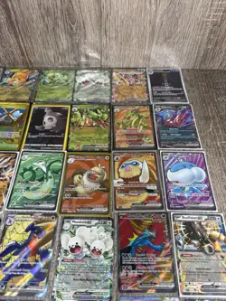 34 Pokemon Card Collection Lot Vintage Holos & Modern Hits ( IR, Ex) - ALL SLEVE - Image 4