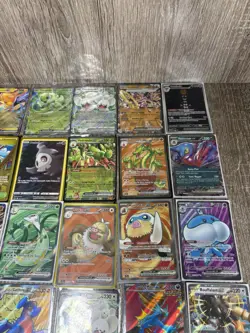 34 Pokemon Card Collection Lot Vintage Holos & Modern Hits ( IR, Ex) - ALL SLEVE - Image 5