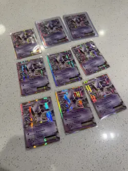 Pokemon TCG Evolutions Mewtwo EX Ultra Rare Holo Card 52/108 set of 9 - Image 2