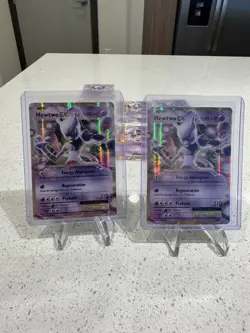 Pokemon TCG Evolutions Mewtwo EX Ultra Rare Holo Card 52/108 set of 9 - Image 3