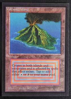 Volcanic Island Magic Card International Collectors' Edition ICE MTG - Image 1