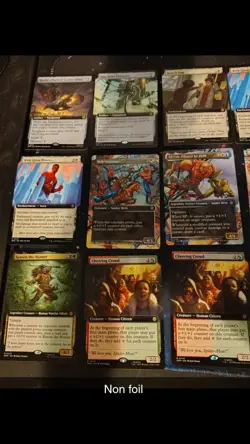 Magic The Gathering Spider-Man Borderless/Foil Card Bundle - Image 1