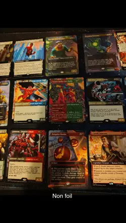 Magic The Gathering Spider-Man Borderless/Foil Card Bundle - Image 2