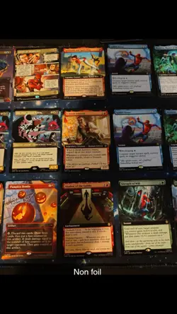 Magic The Gathering Spider-Man Borderless/Foil Card Bundle - Image 3