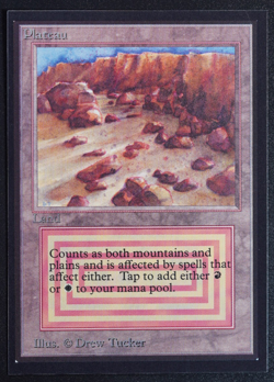 Plateau Magic Card International Collectors' Edition ICE MTG - Image 1