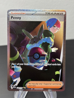 2024 Pokemon Penny Secret Illustration Rare Paldean Fates 239/091 Card NM - Image 1