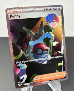 2024 Pokemon Penny Secret Illustration Rare Paldean Fates 239/091 Card NM - Image 2