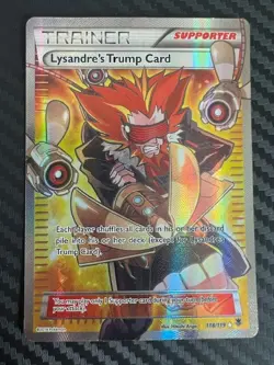 Pokemon TCG Lysandre's Trump Card Phantom Forces 118/119 Full Art Ultra LP/MP - Image 1
