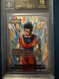 Son Gohan: Adolescence [Alt Art] FB04-026 Dragon Ball Cards BGS 10 Black Label - Image 1