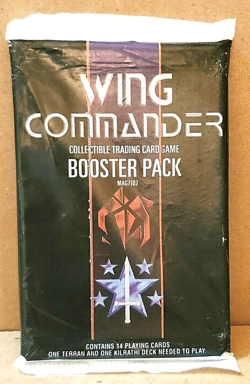 Wing Commander Collectible Trading Card Game Booster Pack (1995) - Sealed - Image 2