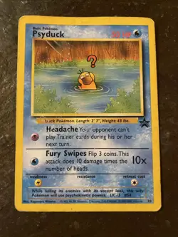 Pokemon Psyduck #20 Black Star Promo WOTC TCG Card - Image 1
