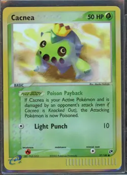 Pokemon Cards - Cacnea 57/100 - Sandstorm - eBay Live Sun 5th 6:30pm - Image 1