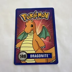 Topps Dragonite #149 1998 Official Nintendo Pokemon Promo Card HP - Image 1