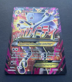 Pokemon Card XY BreakThrough : Mega M MEWTWO EX 160/162 Ultra Rare Full Art NM/M - Image 2