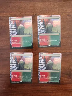 Karplusan Forest X4 (Borderless) Dominaria United Regular - Image 2