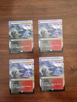 Sulfurous Springs X 4 (Borderless) Dominaria United Regular - Image 2