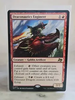 MTG: Draconautics Engineer 121 - Aetherdrift - LP Condition - Image 1