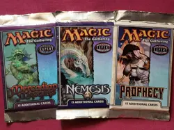 Magic The Gathering MERCADIAN BLOCK Boosters NEMESIS PROPHECY new sealed MTG - Image 1