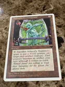 ASHNOD'S TRANSMOGRANT Magic the Gathering MTG Chronicles MP -A - Image 1