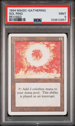 1994 MTG REVISED SOL RING PSA 9 - Image 1