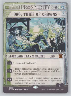 Oko, Thief of Crowns Normal M Outlaws of Thunder Junction: Breaking News 50 NM - Image 1