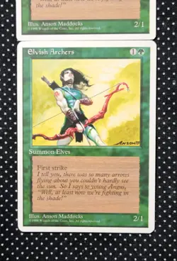 Magic: The Gathering - (2) Elvish Archers - 4th Edition - Image 2