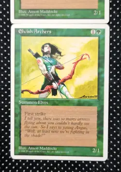 Magic: The Gathering - (2) Elvish Archers - 4th Edition - Image 3
