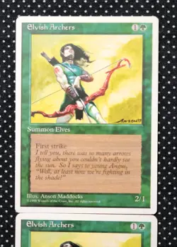 Magic: The Gathering - (2) Elvish Archers - 4th Edition - Image 4