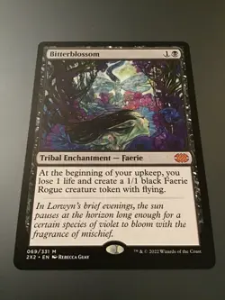 MTG Double Masters #069 Bitterblossom NM - Image 1