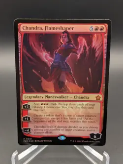 Chandra, Flameshaper Foundations Foil - Image 1