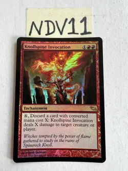 MTG FOIL Knollspine Invocation -Shadowmoor - Image 1
